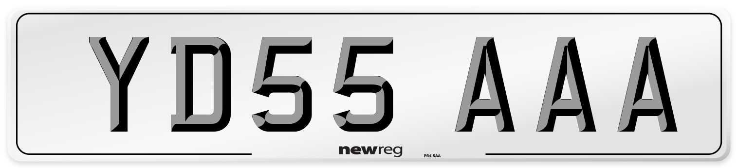 YD55 AAA Number Plate from New Reg